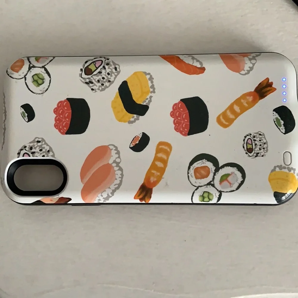 Luxy Lemon Sushi Charging iPhone X Case